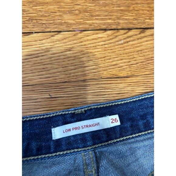 Levi's Women's Straight Leg Jeans - Dark Blue - Picture 3 of 9